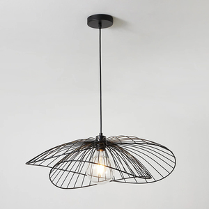 Lámpara Colgante de Techo con Diseño Atractivo de Malla Metálica con Recubrimiento Negro, Lámpara Decorativa para Interiores del Hogar - Product Image 1