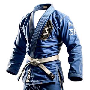 Kimono GI Jiu Jitsu brésilien professionnel unisexe 100% coton coupe BJJ personnalisé Arts martiaux porter des shorts pour adultes haut - Product Image 1