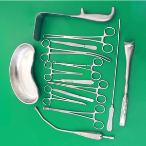 Ensemble d'instruments chirurgicaux pour césarienne de 54 pièces de qualité supérieure pour la chirurgie obstétricale et gynécologique, autoclavables, en acier inoxydable, outils approuvés CE - Product Image 6
