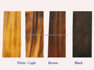 Accesorio de artesanía natural de lujo Variantes de losas de cuerno de búfalo de agua blanca y amarilla pura de placa de escala - Product Image 6