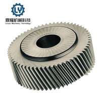 Usine personnalisé en acier forgé 42crmo broyeur à boulets roue dentée grande taille roue dentée à chevrons grand Module engrenage hélicoïdal