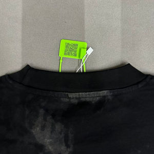 Heavyweight 180 Grams DTG Printed Boxy Polyester Knitted <b>Long</b> <b>T</b> <b>Shirt</b> Custom Graphic Vintage Acid Washed Oversized Streetwear - Product Image 3