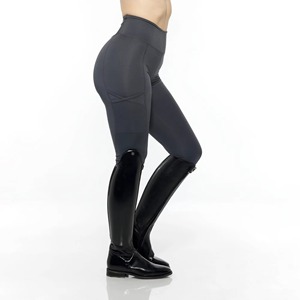 <b>Women</b> High Waist Equestrian Riding Leggings Full Length Solid Color Four-Way Stretch Spandex Nylon Pants 2026 - Product Image 3