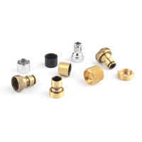 Adaptateur de robinet en laiton traditionnel universel 1/2 "3/4" 1 "Connecteur de tuyau pour robinet et salle de bain Adaptateur de joint de tour d'eau