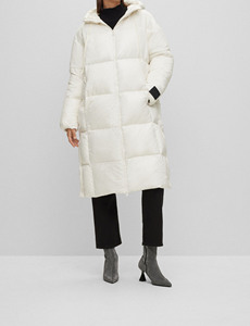 Manteau épais de haute qualité pour femmes, col en fourrure, coton, OEM personnalisé, coupe ample, imperméable, rembourré en coton, doudoune d'hiver - Product Image 1