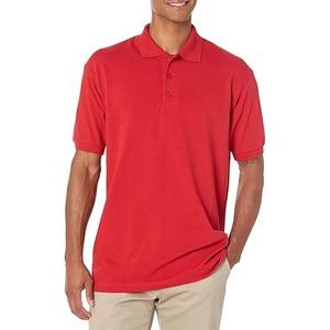 Polo homme bleu ciel, coupe slim, manches courtes, en coton mélangé respirant, élégant, mode estivale, vêtement décontracté. - Product Image 2