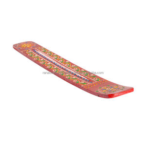 Porte-encens vintage fait à la main de dernière qualité et attrape-cendres en bois pour spa et hôtel de yoga à domicile - Product Image 5