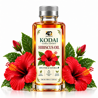 Minyak Esensial Hibiscus Cold Pressed Ekstrak Herbal Alami Murni Cairan Tamil Nadu Logo Kustom Perawatan Kulit & Rambut Untuk Penggunaan di Rumah