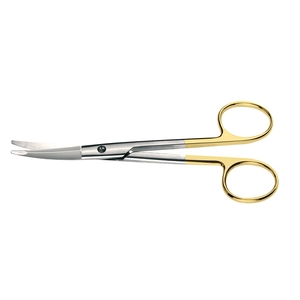 Tijeras Quirúrgicas Kaye TC Curvadas de 18 cm, Acero Inoxidable, Corte de Precisión, Instrumento Médico para Cirugía General - Product Image 4