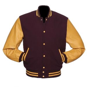 Top University Spring Autumn Men's <b>Jacket</b> Top Loose Casual Teen Baseball Varsity <b>Jackets</b> Custom <b>Leather</b> Varsity <b>Jacket</b> - Product Image 2