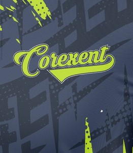 เสื้อเจอร์ซีย์โบว์ลิ่งสีเขียวนีออนสำหรับผู้ชาย ปรับแต่งได้ พร้อมพิมพ์ชื่อทีมและหมายเลขด้วยเทคนิคฮีททรานเฟอร์ ระบายอากาศได้ดี แห้งเร็ว กางเกงกีฬาขาสั้น - Product Image 4