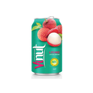 Bebida de zumo de lichi al por mayor 330ml sin concentrado y fresco - Product Image 1