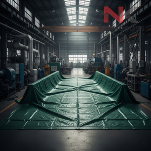 Bâche industrielle robuste et imperméable, prix usine, pour la protection des chantiers, des camions, des marchandises et des entrepôts - Product Image 1