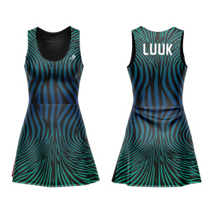 Custom Women's Sleeveless Tennis Dress Quick Dry Fitted Pattern All Seasons Athletic Apparel Girls' Tennis Wear <b>Skirts</b> - Product Image 3