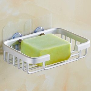 Handmade Wall Mounted Aluminum Soap <b>Dish</b> Holder Bathroom Soap Basket with Drainage <b>Rack</b> - Product Image 1