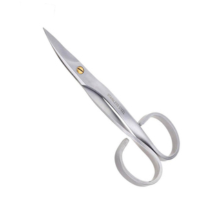 Ciseaux à cuticules en acier inoxydable, lame droite, pointe acérée, trou rond, outils de manucure durables pour adultes - Product Image 3