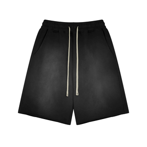 Shorts en coton vintage pour hommes, en tissu éponge, vierges, pour la gym, coupés et cousus, vente en gros - Product Image 1