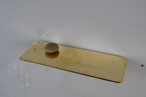 Estante Flotante Rectangular de Latón Macizo Hecho a Mano, Moderno y Digital, para Montar en la Pared del Baño, para Almacenamiento y Exhibición, Estilo Antiguo - Product Image 3