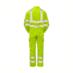 Camisa Polo de Trabajo para Hombre, Casual, de Seguridad, Reflectante, Manga Larga con Botones, Tela Jersey Estampada - Product Image 3