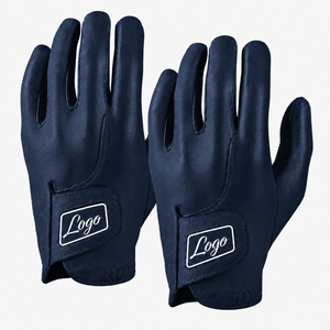 Gants de golf en cuir véritable pour hommes et femmes, à enfiler, avec logo de club personnalisé, toucher doux, respirants, anti-humidité, imperméables, avec poignées antidérapantes. - Product Image 1