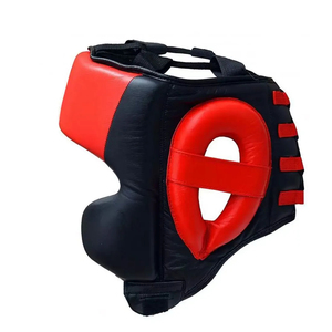 Head Guard Leather <b>Boxing</b> Helmet High Quality Protective Comfortable Lightweight Breathable All Seasons - Product Image 2