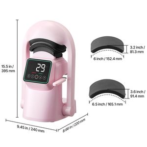 เครื่องรีดร้อนอัตโนมัติสำหรับหมวก 2 หัวรีดแบบเปลี่ยนได้ เปิด-ปิดอัตโนมัติ หน้าจอสัมผัส ตั้งเวลาได้อย่างแม่นยำ สำหรับหมวกแบบกำหนดเอง - Product Image 4