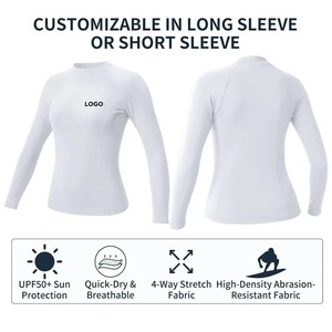 Camiseta de Manga Larga para Mujer STYX SPORTS, Protección UPF50+, Secado Rápido, Antibacteriana, Ecológica, 100% Poliéster, para Surf, Playa y Deportes Acuáticos - Product Image 5