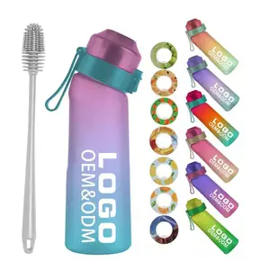 700ml Newest Design AIR Scented Flavored up Tritan Leakproof Portable plastic Water Bottle With flavored Pods