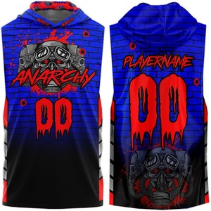 Ensemble de maillots de football d'hiver 7v7 vierges en coton 100% avec capuche, imprimés par transfert thermique, teints unis, personnalisables pour uniformes de football en gros - Product Image 5