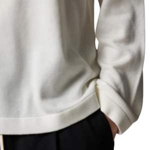 T-shirt à manches longues en tricot fin pour homme, col rond, coton léger, streetwear décontracté, haut tendance - Product Image 4