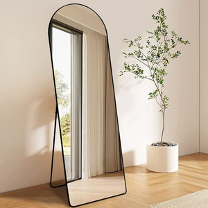Miroir mural ovale bio fait main, grand miroir à cadre en cannage pour salon et design d'intérieur d'hôtel, au meilleur prix - Product Image 2