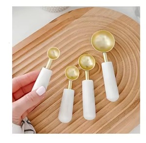 Elegant Metal Tea <b>Spoon</b> Stainless Steel Coffee <b>Spoon</b> Sugar <b>Spoon</b> Dessert <b>Spoon</b> Kitchen Dining <b>Table</b> Cutlery Set Premium Finish - Product Image 1