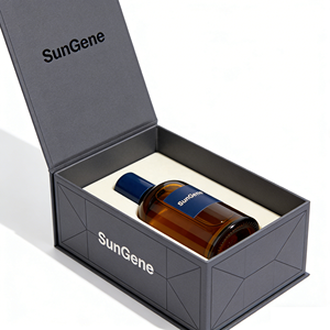 Boîte cadeau rigide de luxe écologique personnalisée avec laminage mat et fermeture magnétique pour l'emballage de bouteilles en verre - Product Image 4