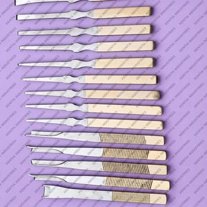 Ensemble de 18 instruments de rhinoplastie et d'ostéotomie de qualité supérieure en acier inoxydable, instruments chirurgicaux pour ostéotomie nasale, instruments de chirurgie plastique - Product Image 2