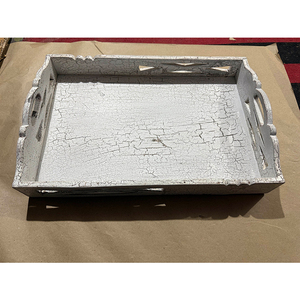 Bandeja de Servir Rectangular de Madera de Mango, Hecha a Mano, Ecológica, Lavable, Moderna, con Logotipo Personalizado, Precio al por Mayor - Product Image 1