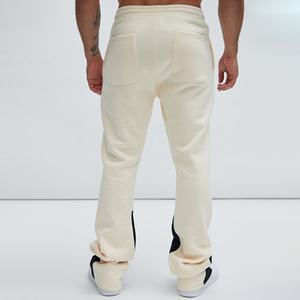 กางเกงผ้าคอตตอนปลายบานสำหรับผู้ชาย100% มืออาชีพโลโก้ตามสั่งสไตล์ลำลองระบายอากาศพร้อมโลโก้จากโรงงาน - Product Image 6