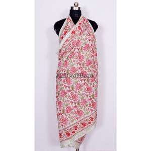 100% Cotton Skin-Friendly Breathable Soft Solid Color Floral Digital Handmade <b>Women's</b> Pareo Sarongs Hijab Beachwear Daily - Product Image 3