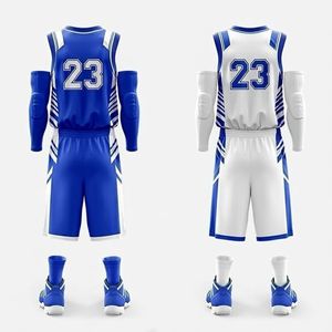 Conjunto de Uniforme de Baloncesto Sublimado Personalizado 2026, Ropa de Entrenamiento Transpirable de Secado Rápido para Hombre con Nombre y Logotipo del Equipo - Product Image 2