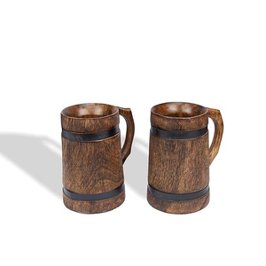 Taza de Café/Té de Madera Hecha a Mano de Estilo Japonés, de Lujo, con Asa, Ideal para Regalos y Uso Diario - Product Image 3