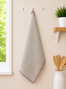 Linen <b>Kitchen</b> <b>Towel</b> Quick Dry Super Absorbent Rectangular Cleaning <b>Towel</b> with Hanging Loop for Home - Product Image 2