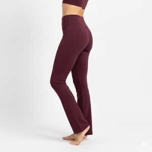 Women Flare Leggings High Waist Yoga Pants Bootcut Gym Workout Stretch Fitness Knitted <b>Tummy</b> <b>Control</b> Custom Private Label OEM - Product Image 1