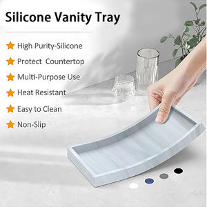 Plateau de service rectangulaire en onyx marbré, design moderne, grande dalle, finition antique, pour la cuisine et le salon - Product Image 3