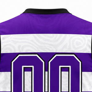 Ensemble Maillot et Short de Volleyball Sublimé Violet et Blanc Sans Manches – Tenue de Sport pour Équipe, Vêtements de Match Athlétique, Compétition - Product Image 5