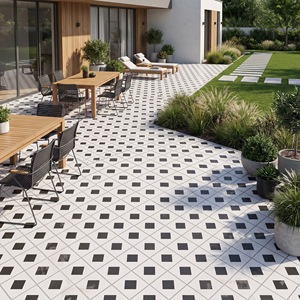 Carreaux de sol en porcelaine pour intérieur 600x600mm 20mm Couleur mate 1525 Projets résidentiels, commerciaux et hôteliers - Product Image 5