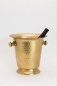 Grand seau à glace en laiton avec couvercle pour hôtel, bar, restaurant, événement, mariage, service de boissons à domicile - Product Image 4