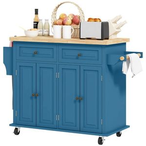 Mobiletto da Cucina per Organizzazione e Praticità, Funzionante come Isola Cucina - Product Image 1