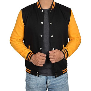 Raider Custom Team Letterman High Quality Fashion <b>Men</b> Winter Varsity Bomber Winter Jacket 100% Satin - Product Image 2