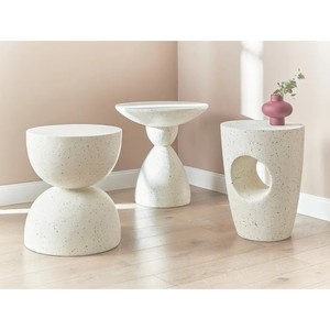 High Quality Luxury Terrazzo Outdoor Coffee <b>Table</b> End <b>Table</b> Minimalist <b>Stool</b> Garden Furniture Outdoor Indoor Coffee <b>Table</b> - Product Image 4