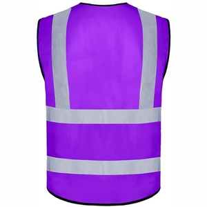 <b>Men's</b> <b>Red</b> Sleeveless Vest with Multiple Zipper Pockets Casual Outerwear Polyester/Cotton Work <b>Waistcoat</b> Summer - Product Image 3