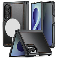 Étui en cuir PU magnétique antichoc avec protection de charnière pour téléphone pliable Samsung Z Fold 8 Ultra – Vente en gros